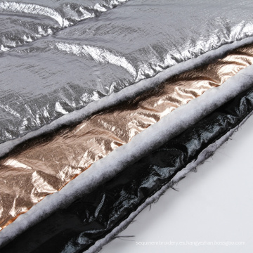 Textiles en línea elegantes brillantes 280GSM bordado Comprar tela de malla de nylon de poliéster